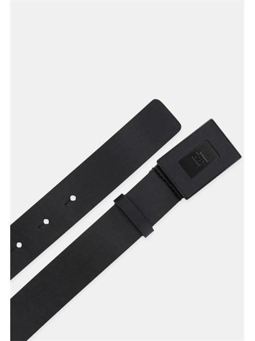 CINTURA CON PLACCA ELISABETTA FRANCHI | CT77S56E2110 Nero
